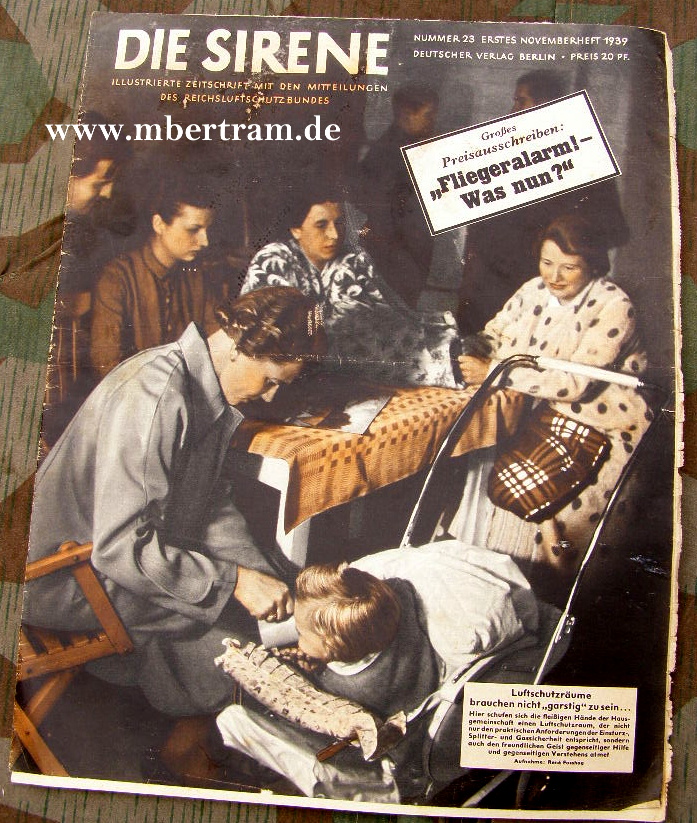 Die Sirene, Jahrgang 1939, Nr. 23