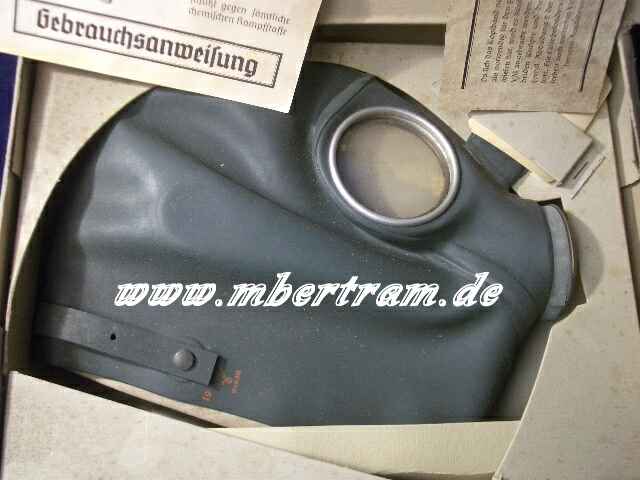 LS Volksgasmaske" VM 37 F", Karton, Beschreibung, Filter