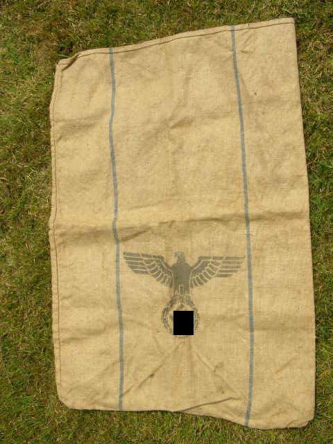 Heeres Verpflegungssack. Gebraucht, H.Vpfl.,1937,Adler, Z3+