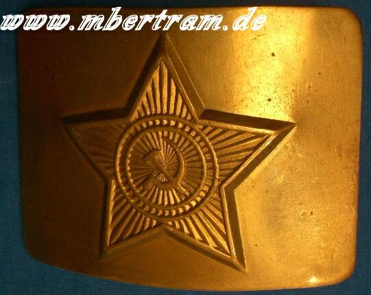 Sowjetunion Paradekoppel der roten Armee, Messingschloss