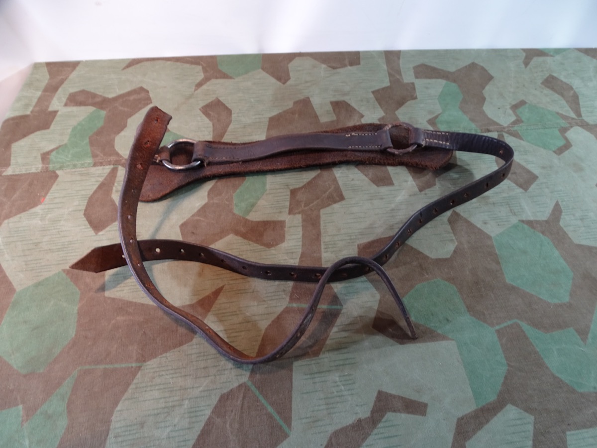 1. Weltkriegs Kavallerie/bespannte Artillerie Sielengeschirr Rückenriemen, Herstellermarke von 1917