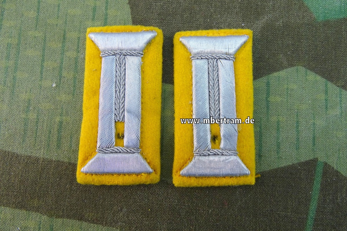 Wehrmacht Heer 2 Parade Ärmelpatten für Kavallerie oder Panzer Aufklärer