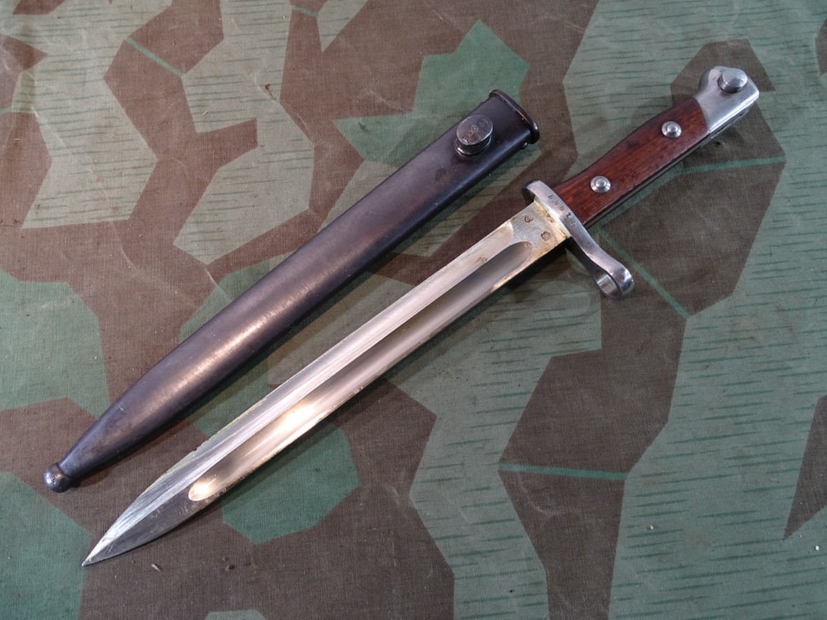 Chile Messerbajonett M 1895, Weyersberg Kirschbaum & Cie Solingen, schöner Zustand