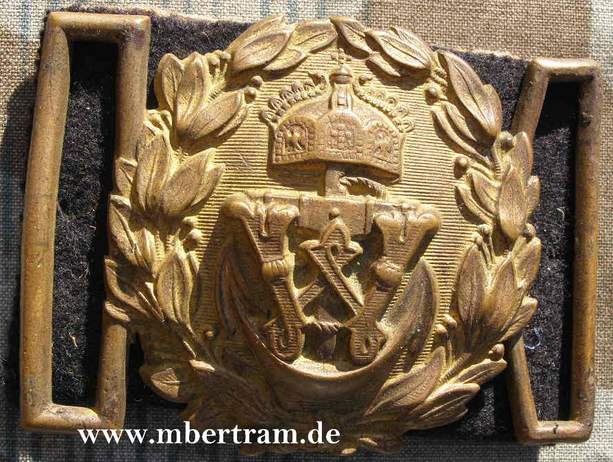 Offiziers Feldbindenschloss für die Kaiserliche Marine
