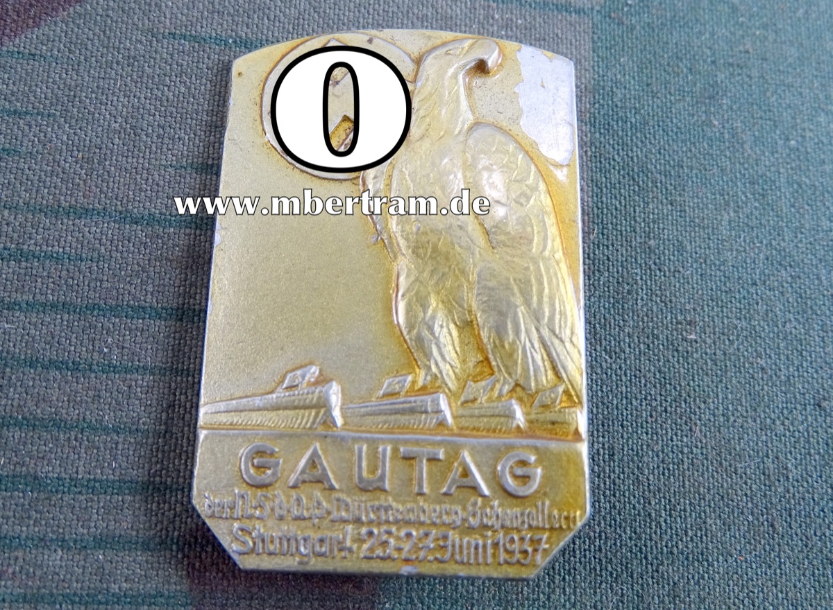 NSDAP - Gautag der NSDAP Württemberg-Hohenzollern Stuttgart 4.-6.Juni 1937