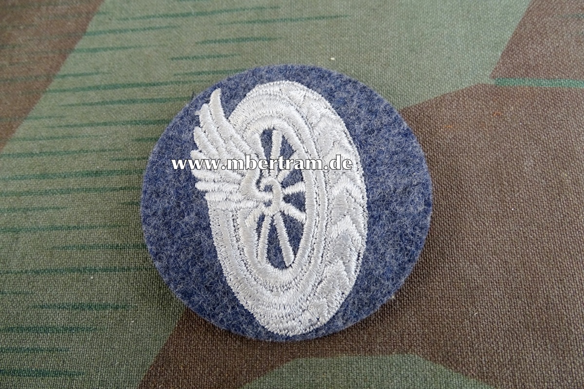 Luftwaffe Ärmelabzeichen Gerätewalter für Kraftfgahrzeug Gerät