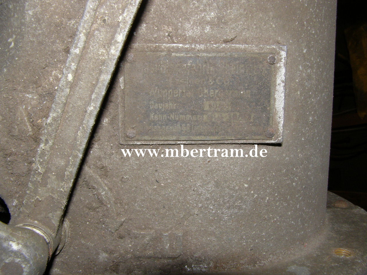 10511-21 Bunker Lüftungsanlage, 1942. 2 riesige Filter, Pumpe...