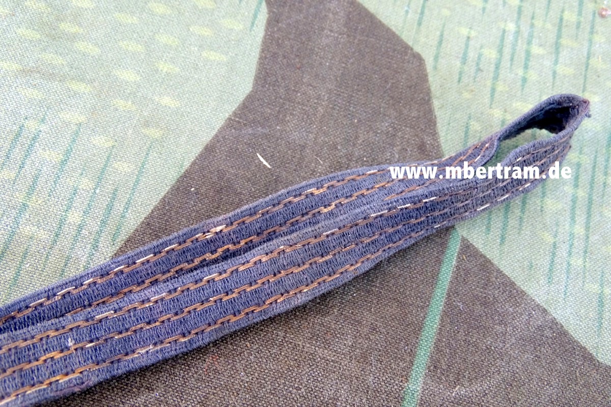Luftwaffe/ Heer Offiziers Portepee für Säbel und Extra Seitengewehr , blaugrau, Stoff