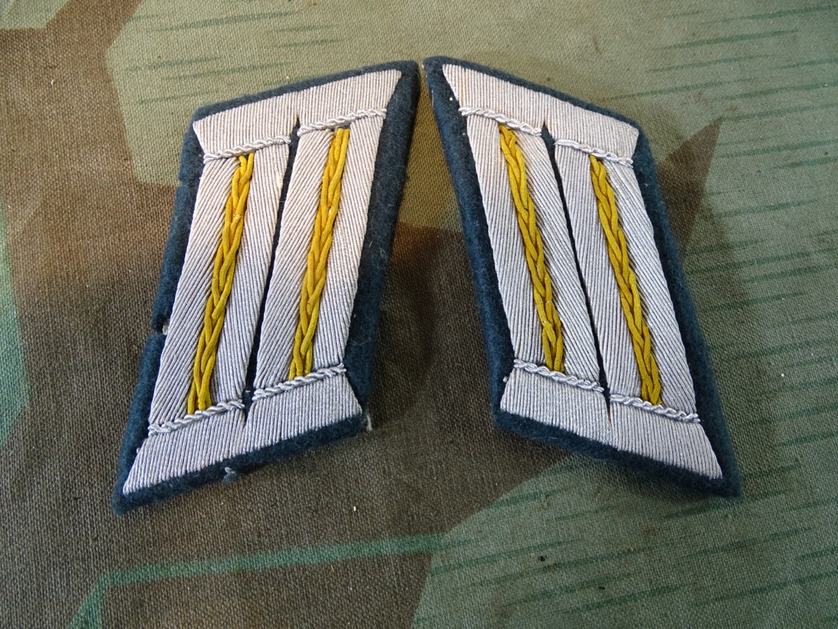 Paar Kragenspiegel Kavallerie Offizier der Wehrmacht