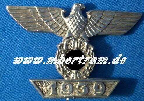 Wiederholungsspange 1939 f. d. Eiserne Kreuz 1.Klasse 1914