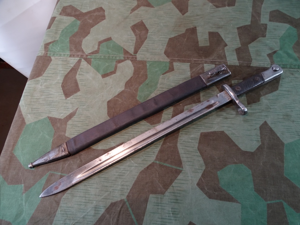 Seitengewehr Spanien Mauser M 1893 Artillerie   Seitengewehr Spanien Mauser M 1893 Artillerie