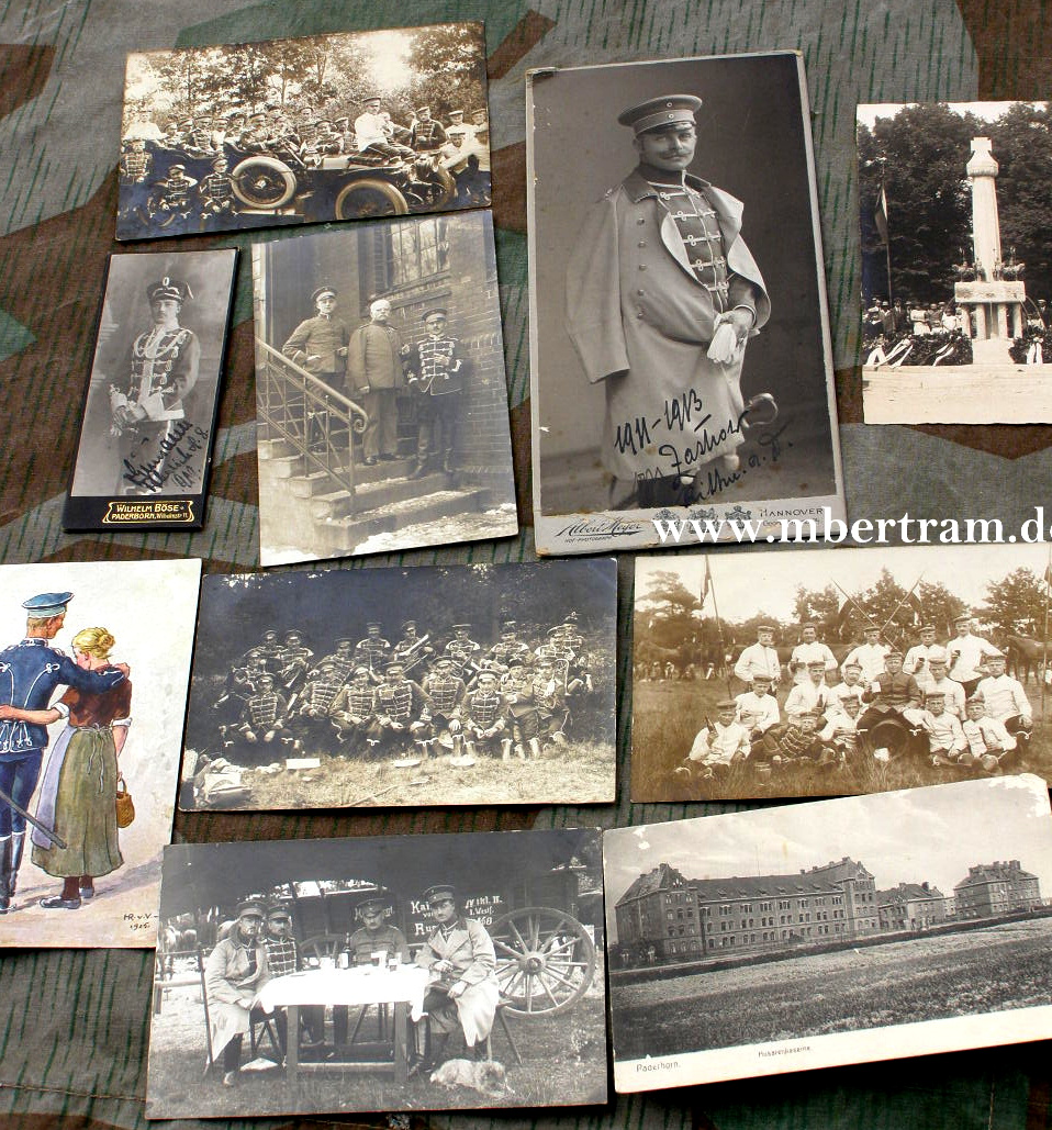 10 Fotos Husaren Rgt. No 8, II Esk. Paderborn Westfalen