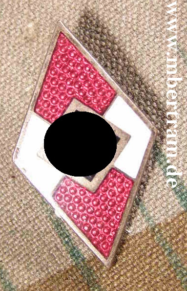 Hitler-Jugend Mitgliedsabzeichen, für HJ Dolch mit Klammern
