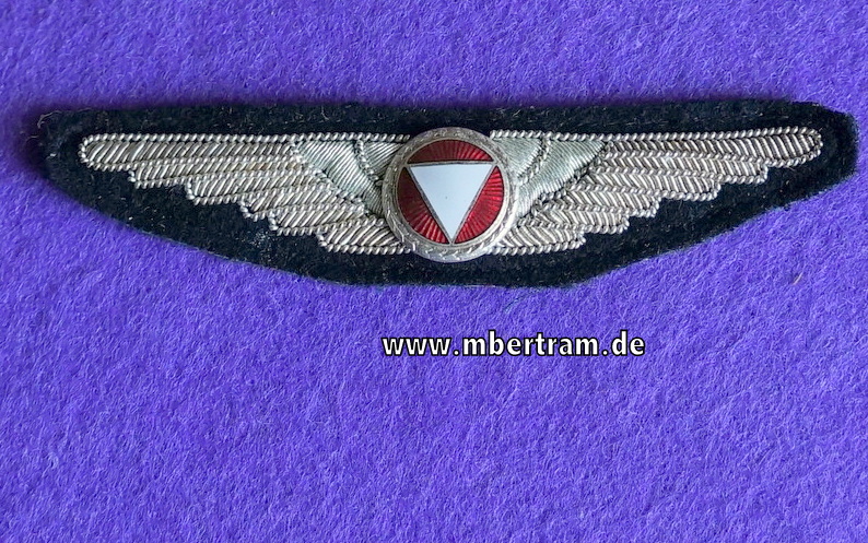 Flieger-Truppenabzeichen Österreich 1. Republik,  Offizier um 1935