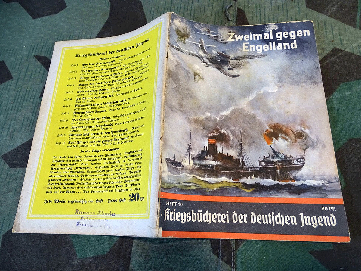 Kriegsbücherei der deutschen Jugend, Heft 10, Zweimal gegen Engeland, Kühne Taten unserer Küstenaufklärer