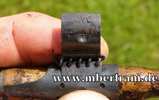 MG 42/ MG 34 Gurt, 53 Patronen. Schlechter Zustand