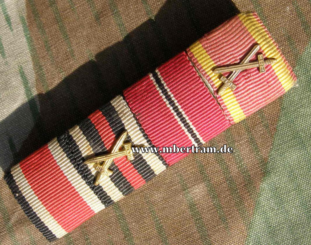 4er Bandspange eines Braunschweiger Soldaten