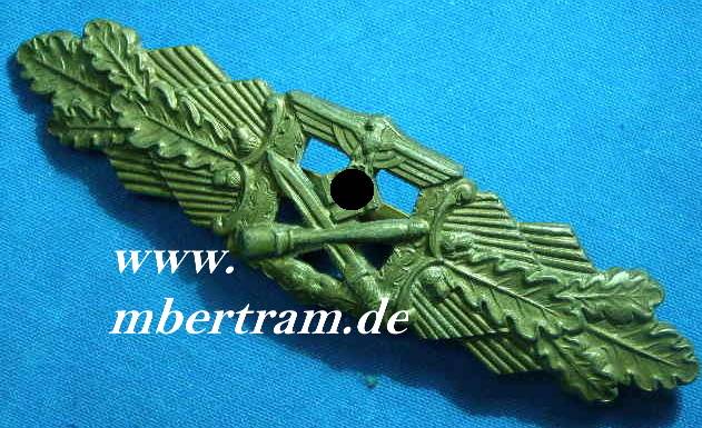 Nahkampfspange Bronze Feinzink Ausf. Juncker Berlin