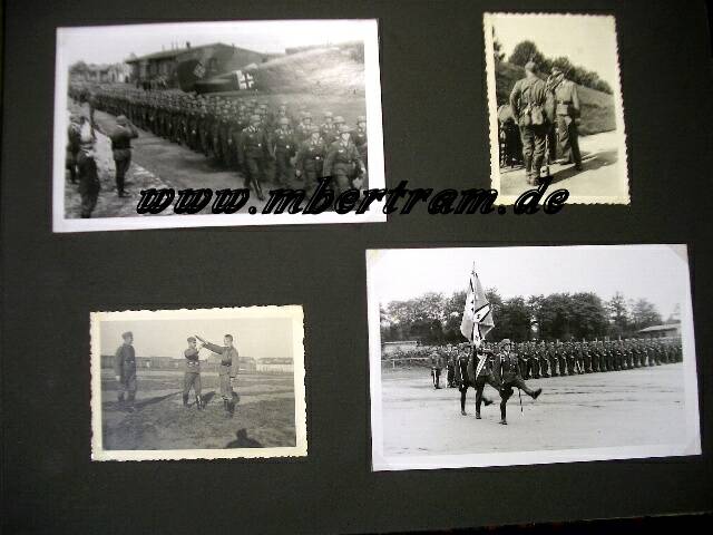 Dienstzeitalbum Luftwaffe, 109 Fotos, z.B.: Ju 52, Bord-MG 15