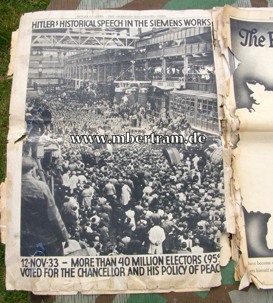 11202-3 Zeitung: American Illustrated News, July 1934, Sonderdruck