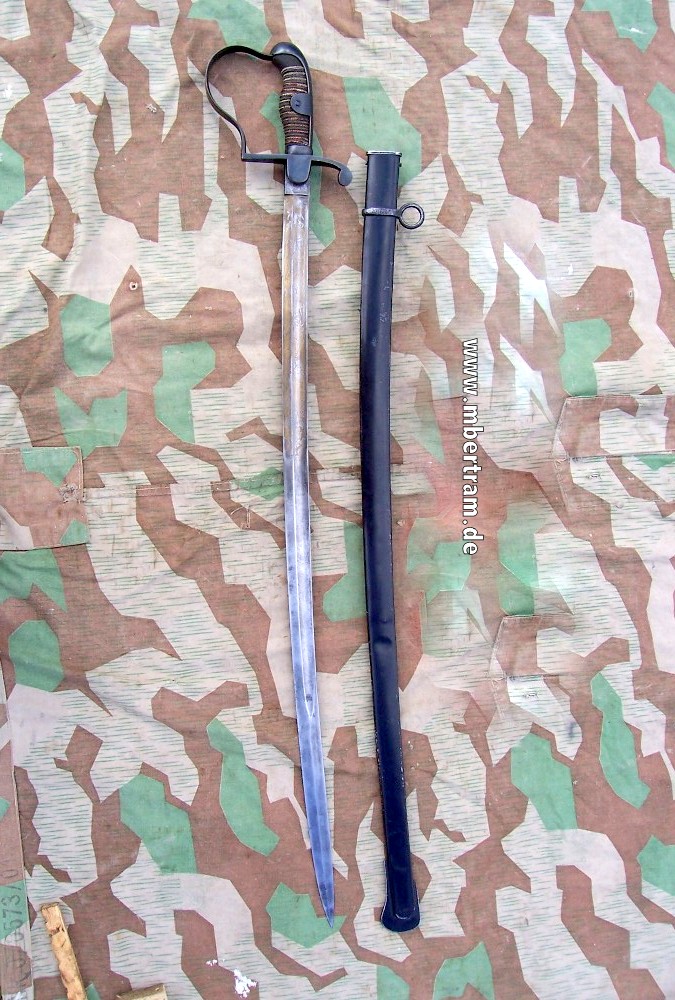 Preussen , Artilleriesäbel M 48 , Hersteller: " W.K.& C. / Solingen "