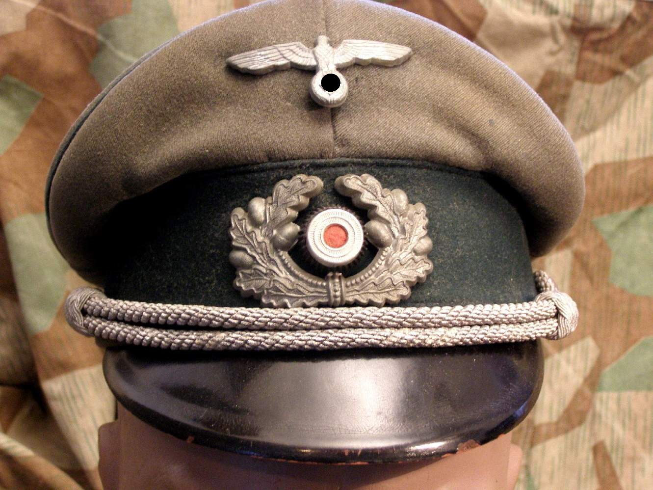 Wehrmacht Schirmmütze, Zahlmeister, Offiziersrang
