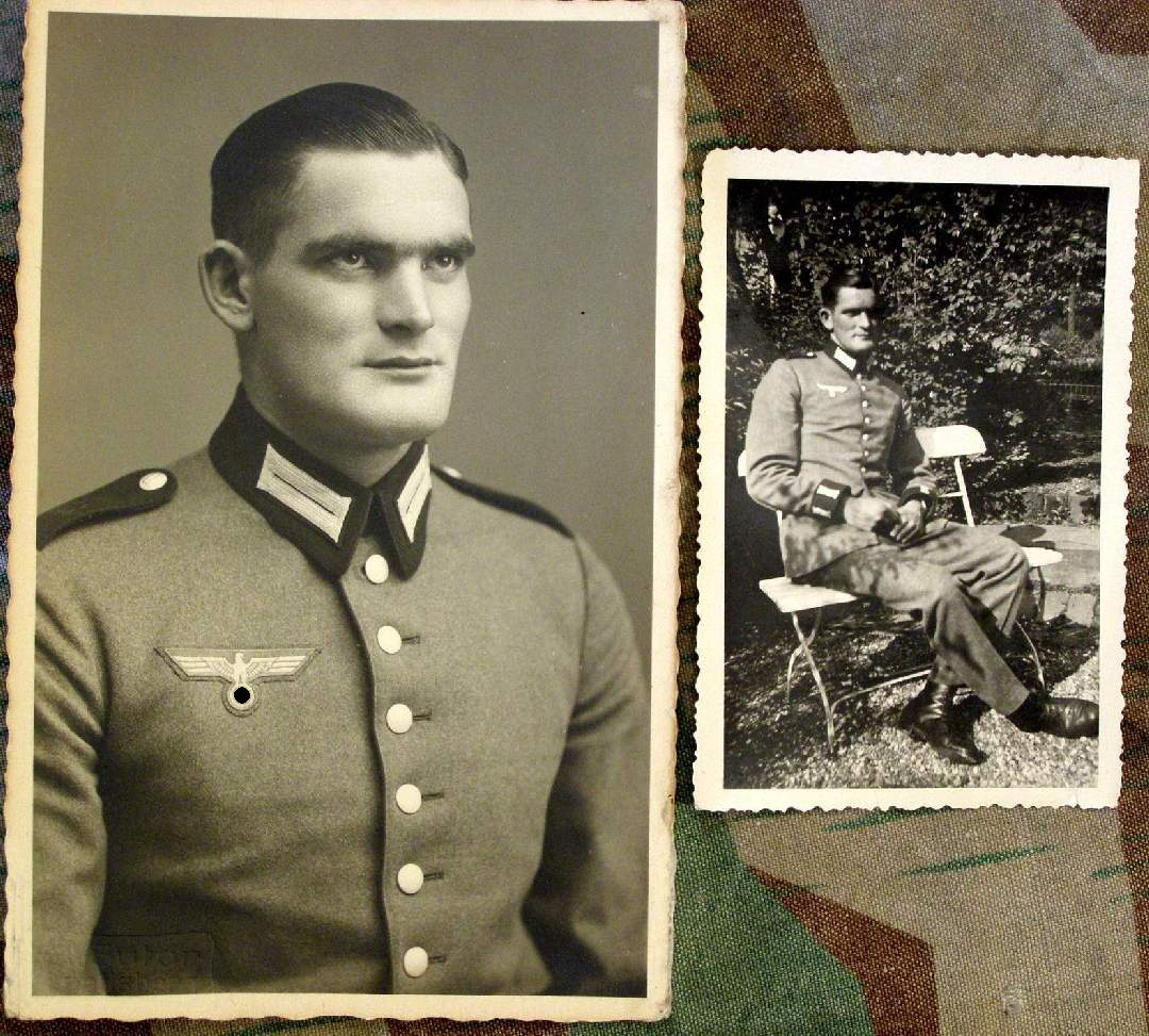 Portraitpostkarte Infanterie Schütze in Parade Waffenrock