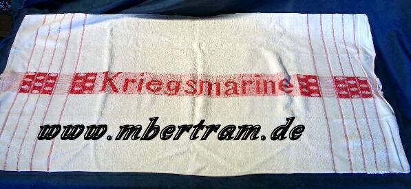 Kriegsmarine Handtuch. Unbenutzt oder minimal benutzt.