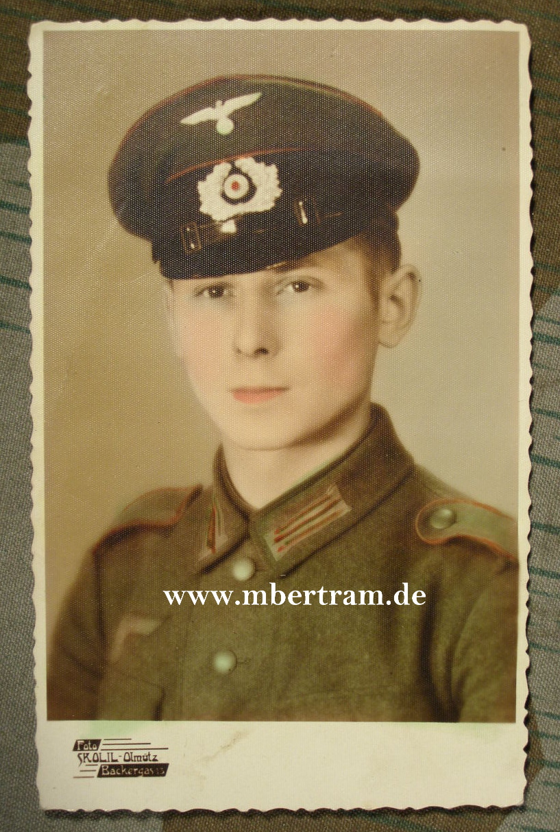Buntfotografie (Selten) Schütze Art. Rgt., Schirmmütze