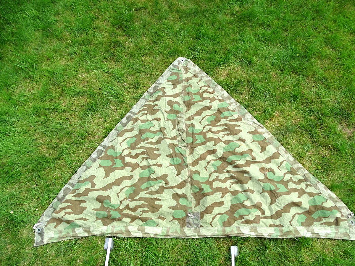 Dreieckszeltbahn 31 Wehrmacht, farbfrisches Tarnmuster um 1944/45 (17)
