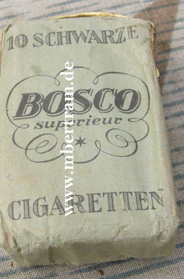 10 WH Bosco Superieur Zigaretten 1944/45, ungeöffnet