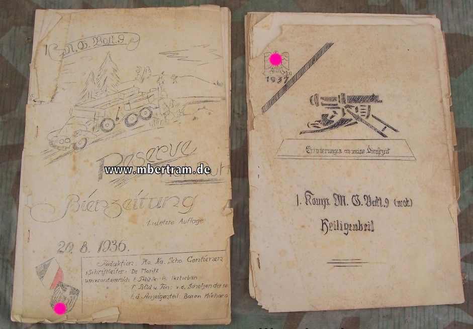 Konvolut eines Gefr.im 1./Kr.Schtz.Batl.20,