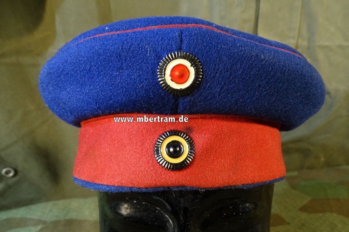 19711-1 Manschaftsmütze " Krätzchen " Würtemberg mit beiden Kokarden