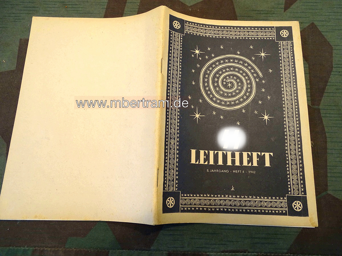 Der Reichsführer SS: SS Germanische Leithefte, Jahrgang 8, Heft 4, 1942  SELTEN!!