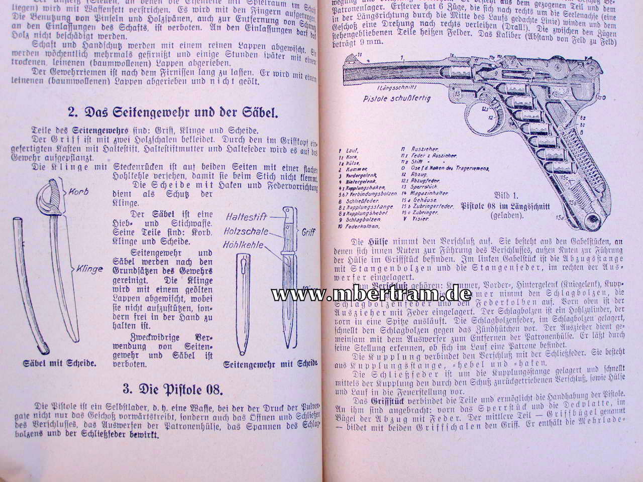 12101-13 Der Dienstunterricht im Heere für den Kanonier 1940, 319 s.