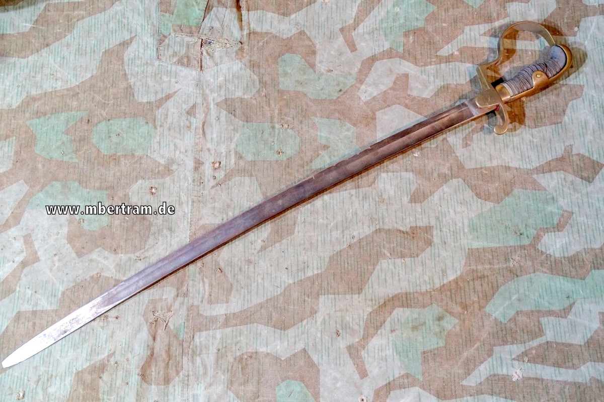 Artillerie Säbel , ohne Scheide, Bastlerstück