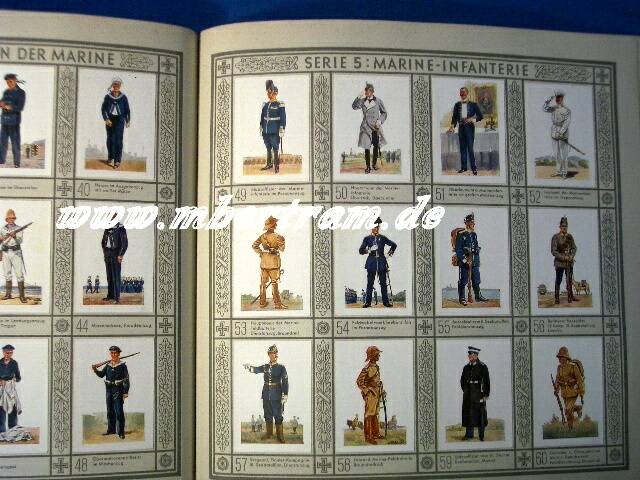 Waldorf-Astoria, Uniformen der Marine und Schutztruppen