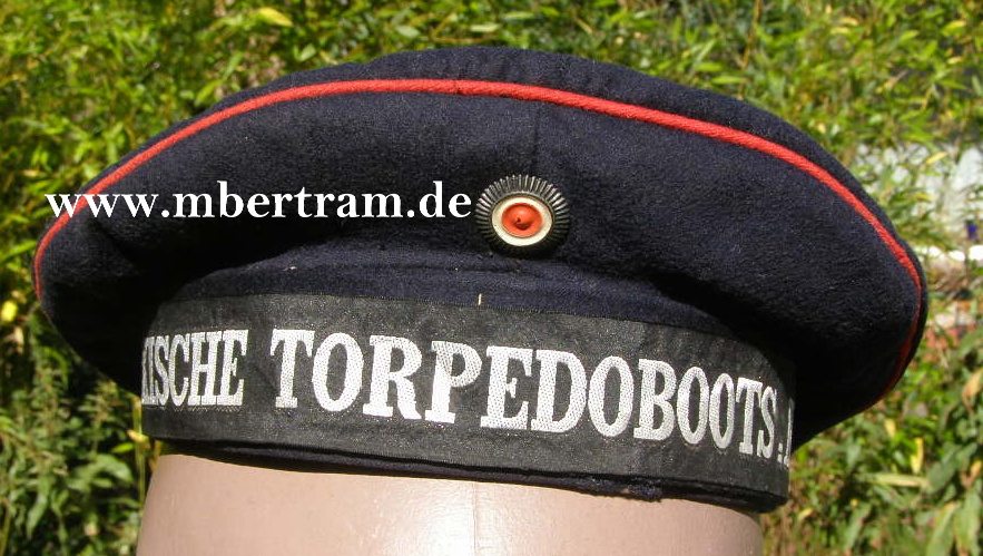 Tellermütze "türkische Torpedoboots Flotille" 1916.SELTEN