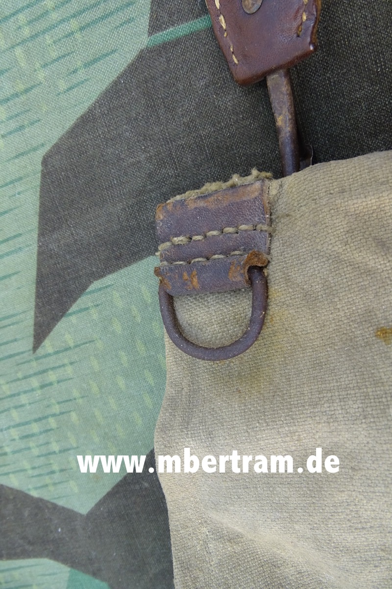 17649-3 Brotbeutel 1. Weltkrieg mit Trageriemen, schön gestempelt : "B.A.V 1915"