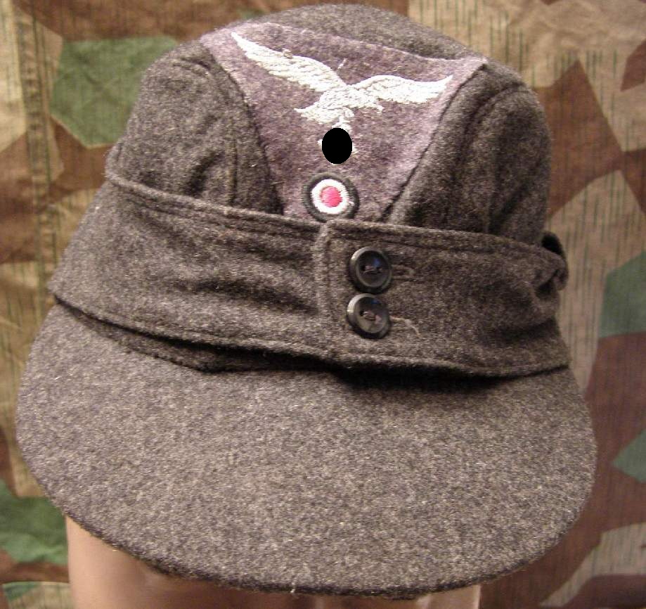 Replik: Luftwaffenhelfer Feldmütze,t trapezförmiger Adler