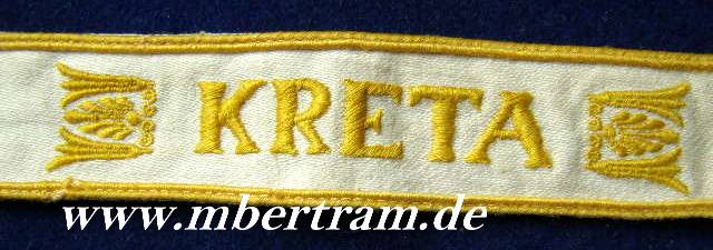 Ärmelband "Kreta" maschinengestickte Ausführung