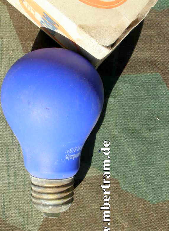 13550-4 Osram Luftschutz Lampe, 25 W, Verpackung, Anleitung
