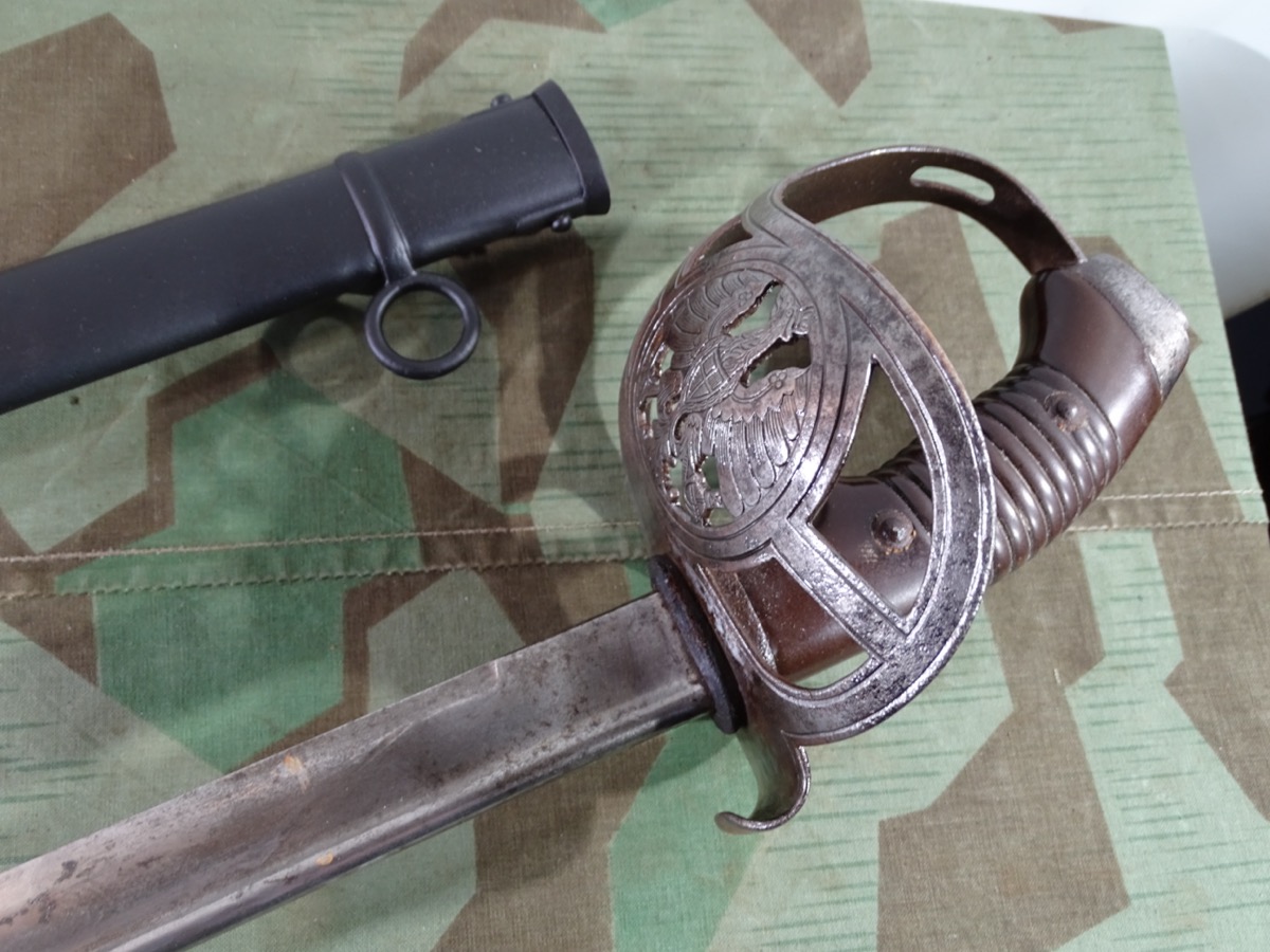 Badischer Kavallerie Degen KD 89, Kammerstück, 22. Bad.Dragoner Rgt. No.22, Nummerngleich, A.Coppel SG. Badischer Kavallerie Degen KD 89, Kammerstück, 22. Bad.Dragoner Rgt. No.22, Nummerngleich, A.Coppel SG.
