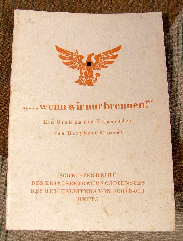 Herybert Menzel: "Wenn wir nur brennen" um 1942
