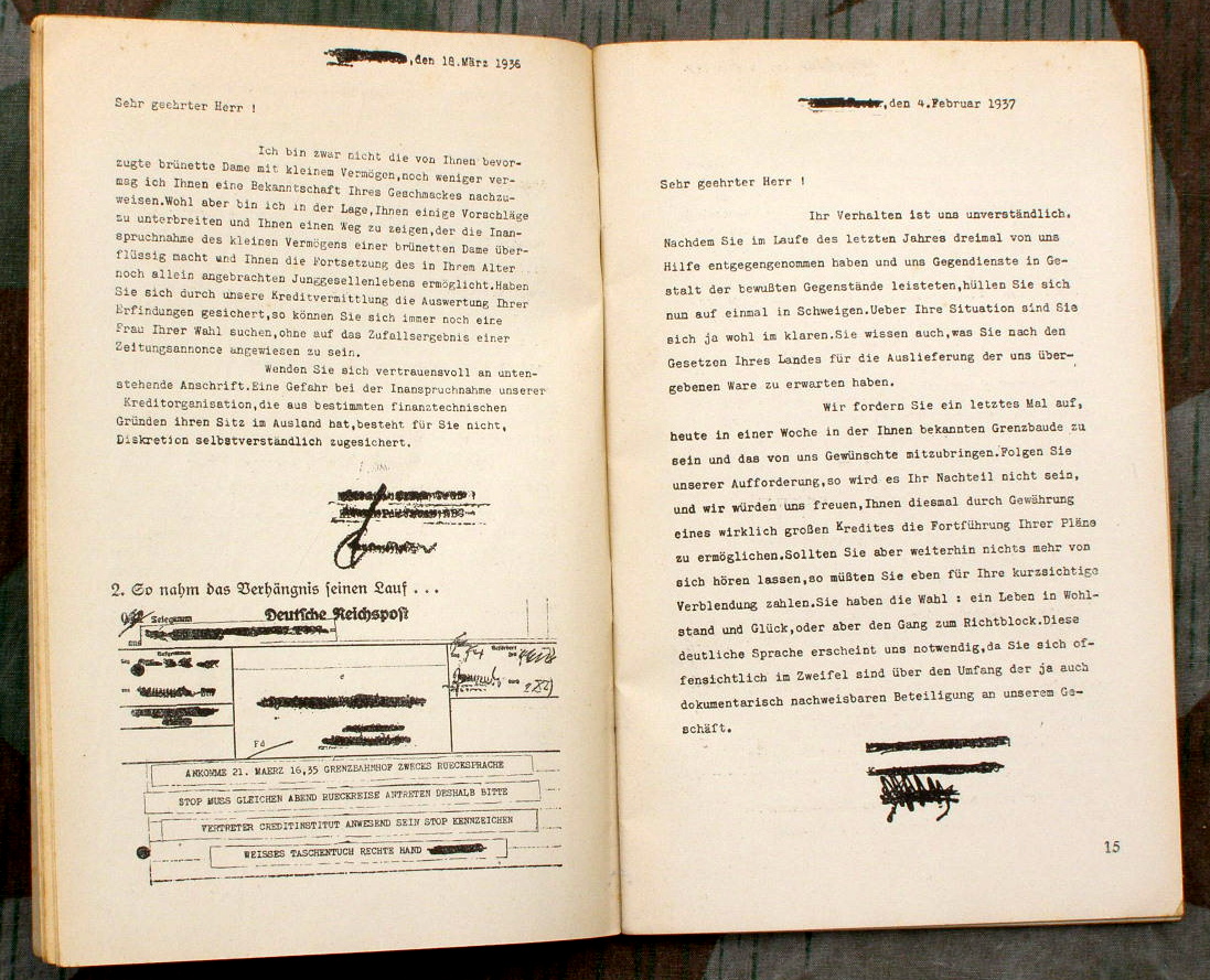 OKW: Spione, Verräter, Saboteure , 1938