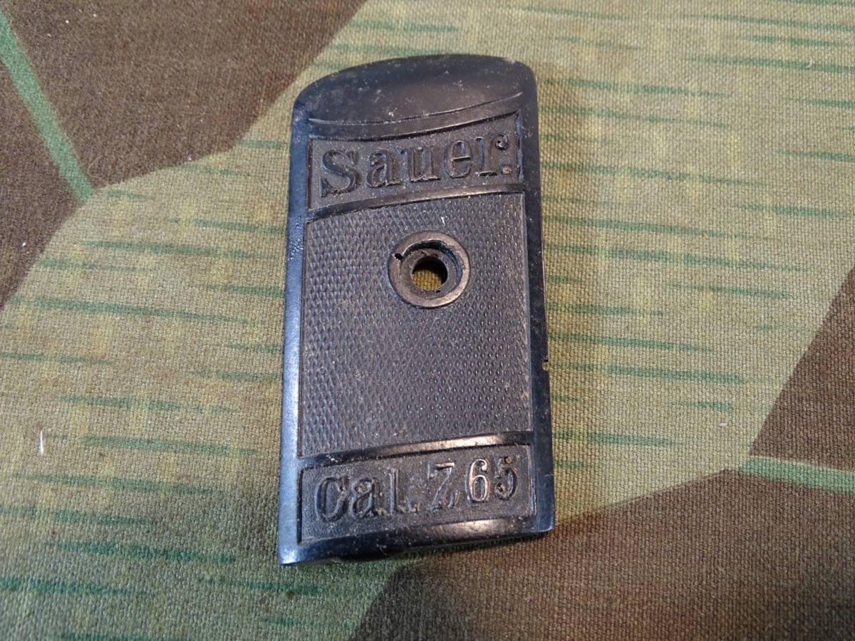 Repro mit kleinen Fertigungsfehlern: Griffschale für Sauer & Sohn Mod. 14 Kal. 7,65
