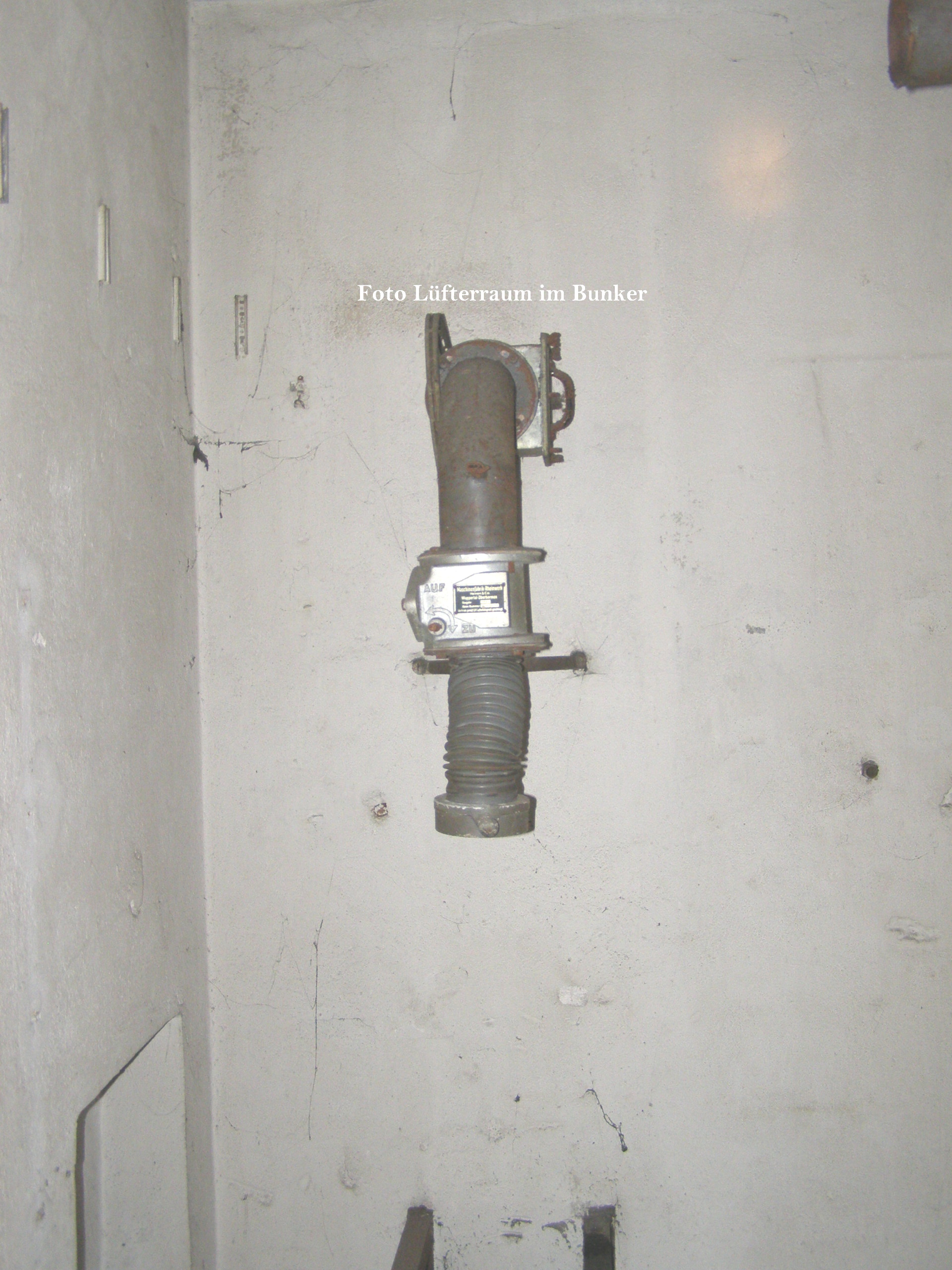 Anschlüsse für Bunker Lüftungsanlage, 1941