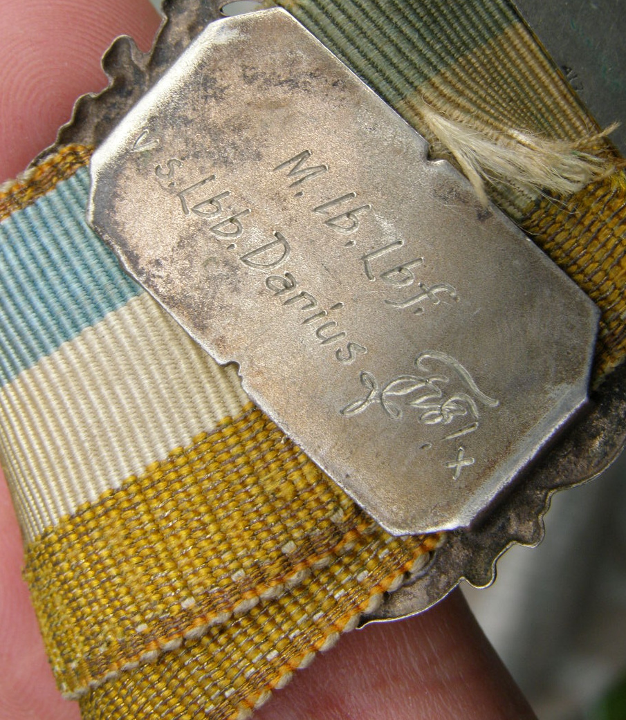Studenten Schärpe und Bierzipfel , Beckum" 05.05.1935"
