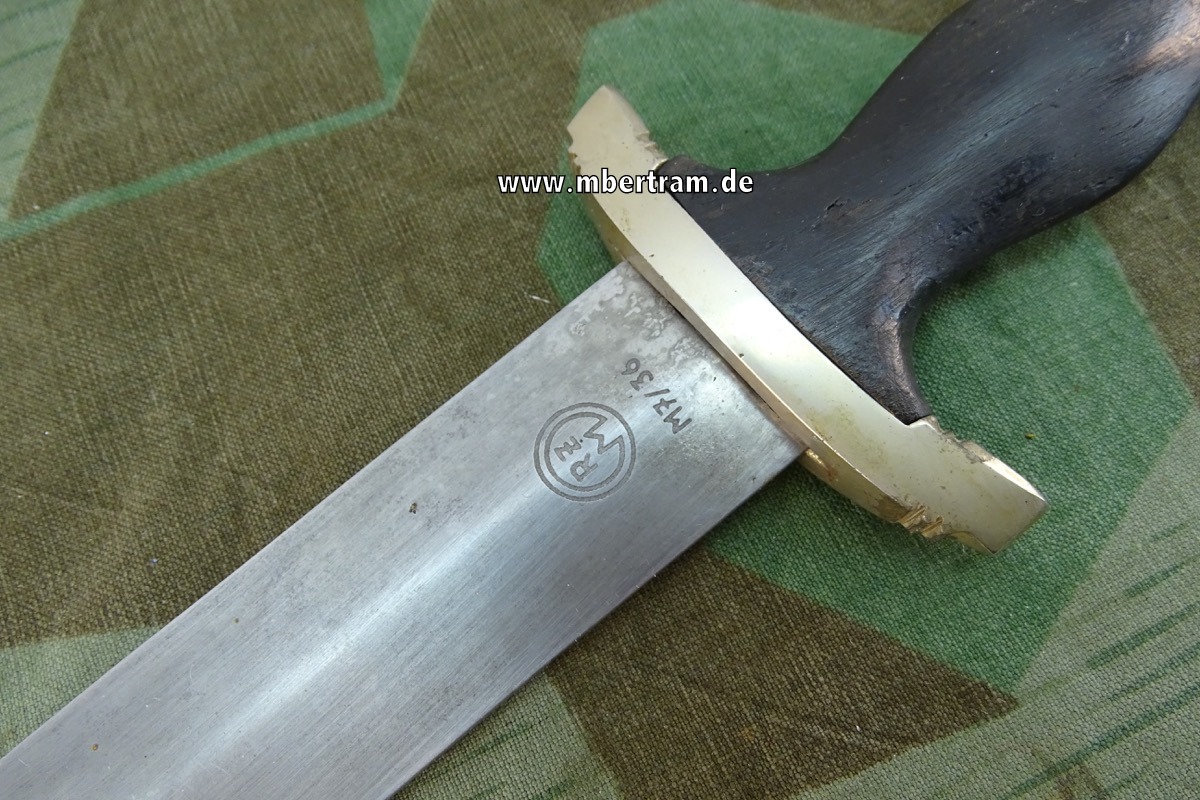 17551-9 Alte Teilreplik: SS Dienstdolch M 33 mit RZM M 7/36 ohne Scheide
