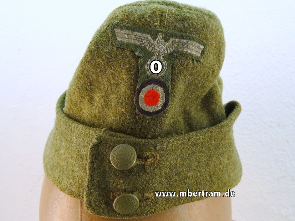 Wehrmacht Heer Schiffchen 2. Model M42 für einen Unteroffizier